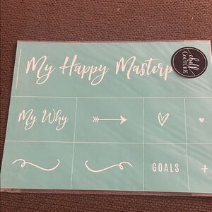 Chalk Couture Teal My Happy Masterpiece Design Set